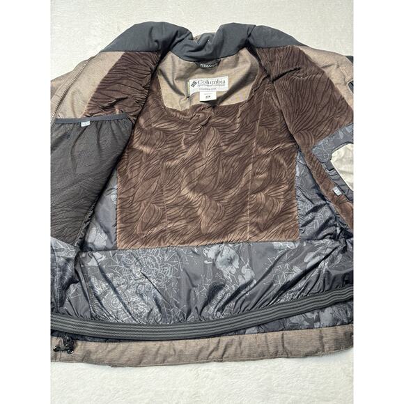 Columbia Titanium Women’s Ski & Snowboard Jacket Brown Waterproof Insulated SZ M - Picture 3 of 13